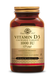 Vitamine D-3 1000 IU/25 mcg kauwtabletten