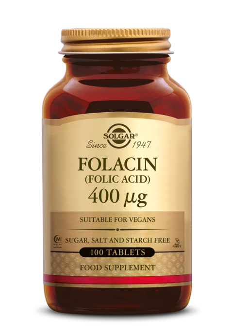 Folacin (folic acid) 400 mcg