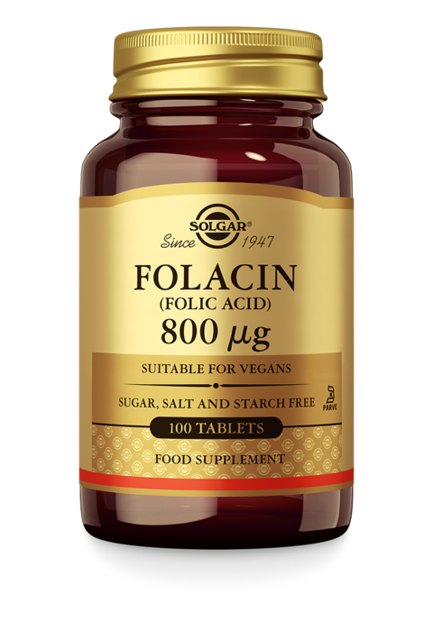 Folacin (folic acid) 800 mcg