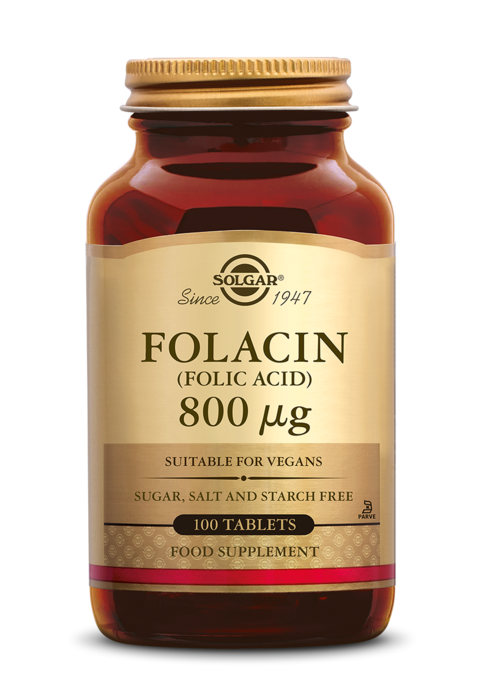 Folacin (folic acid) 800 mcg