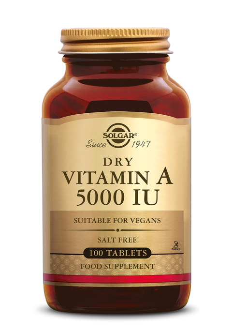 Vitamin A 5000 IU (1502 mcg)