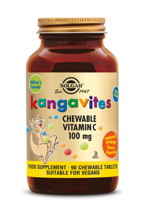Kangavites Chewable Vitamin C 100 mg 