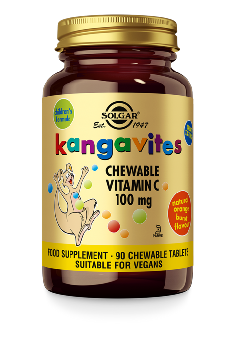 Kangavites Chewable Vitamin C 100 mg 