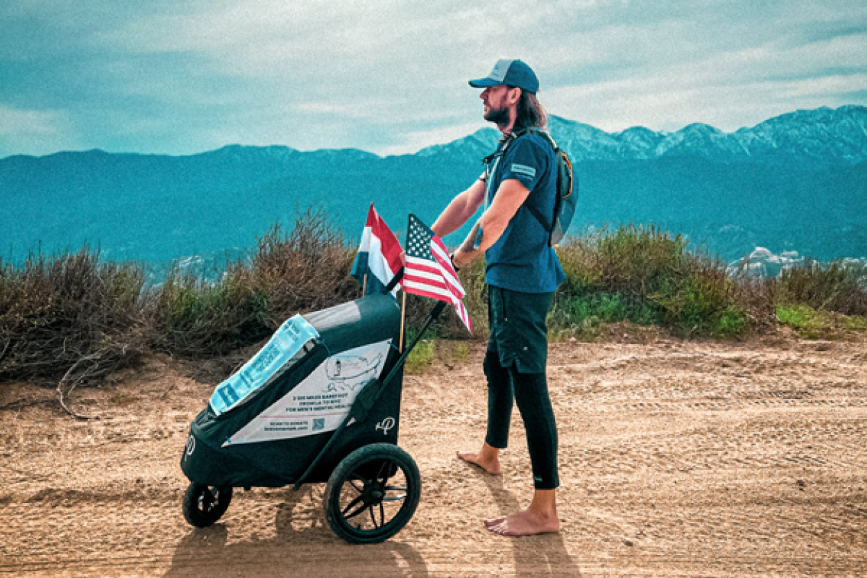 The Barefoot Dutchman vraagt aandacht voor mentale gezondheid